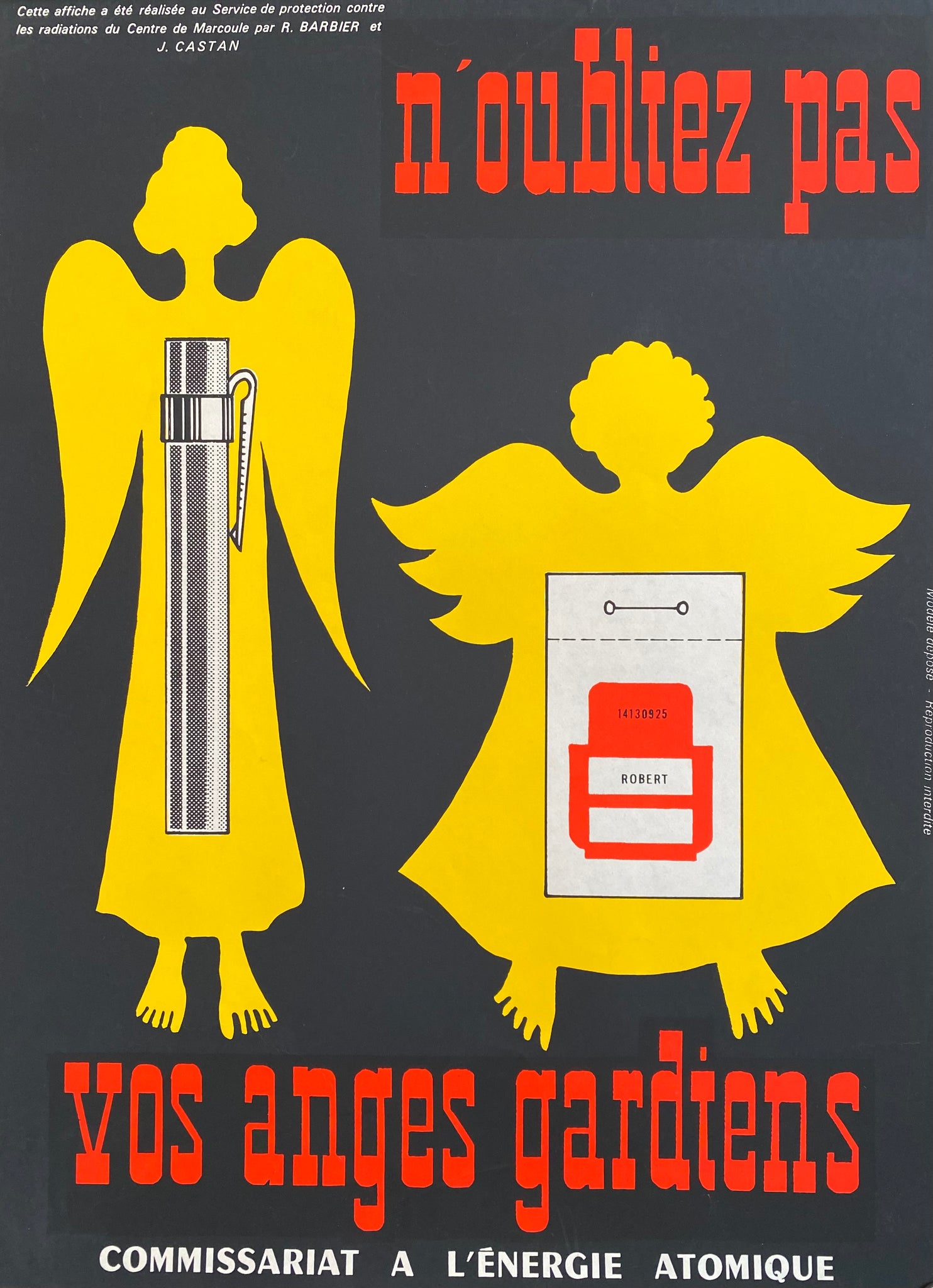 Les affiches de la campagne de l'AIEA en 1964 sur la radioactivité : une information toujours d'actualité pour une prise de conscience sur les risques de la radiation et les mesures de prévention à prendre.