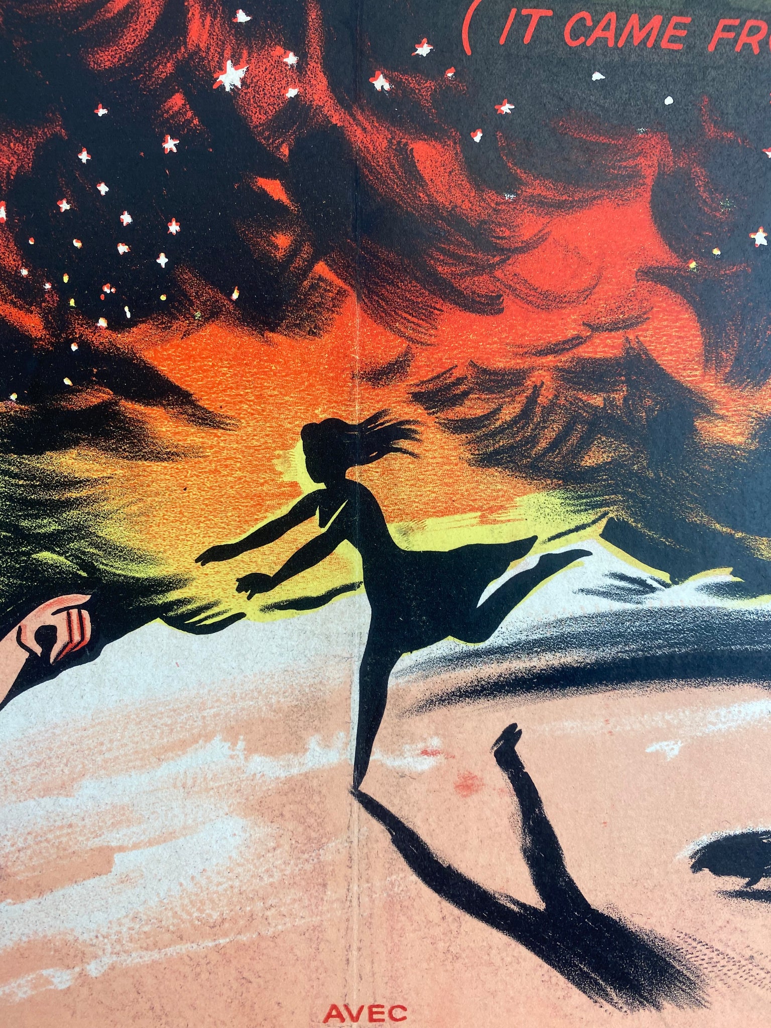 Affiche Cinéma le Météore de la Nuit de 1953. 