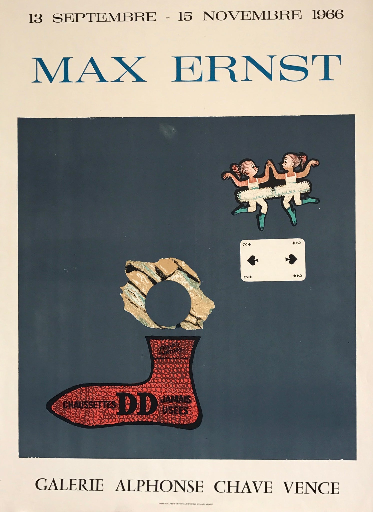 Affiche  Galerie Alphonse Chave Vence Par Max Ernst, 1966