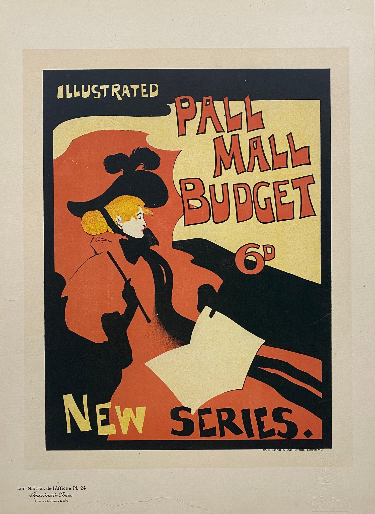 Maitre de l'affiche planche 24 - Pall Mall Budget - Greiffenhagen 1896
