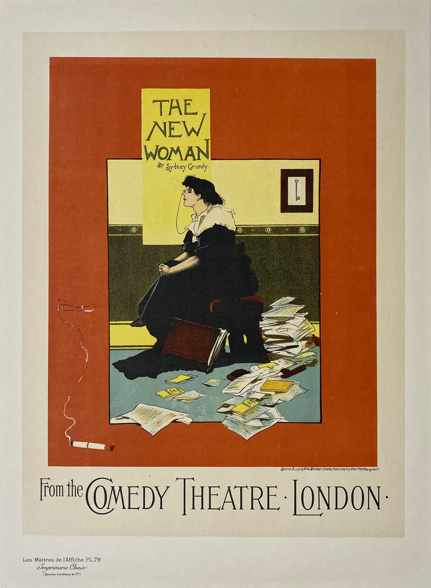 Maitre de l'affiche Planche 79 - The New Woman Par A.G. Morrow, 1897