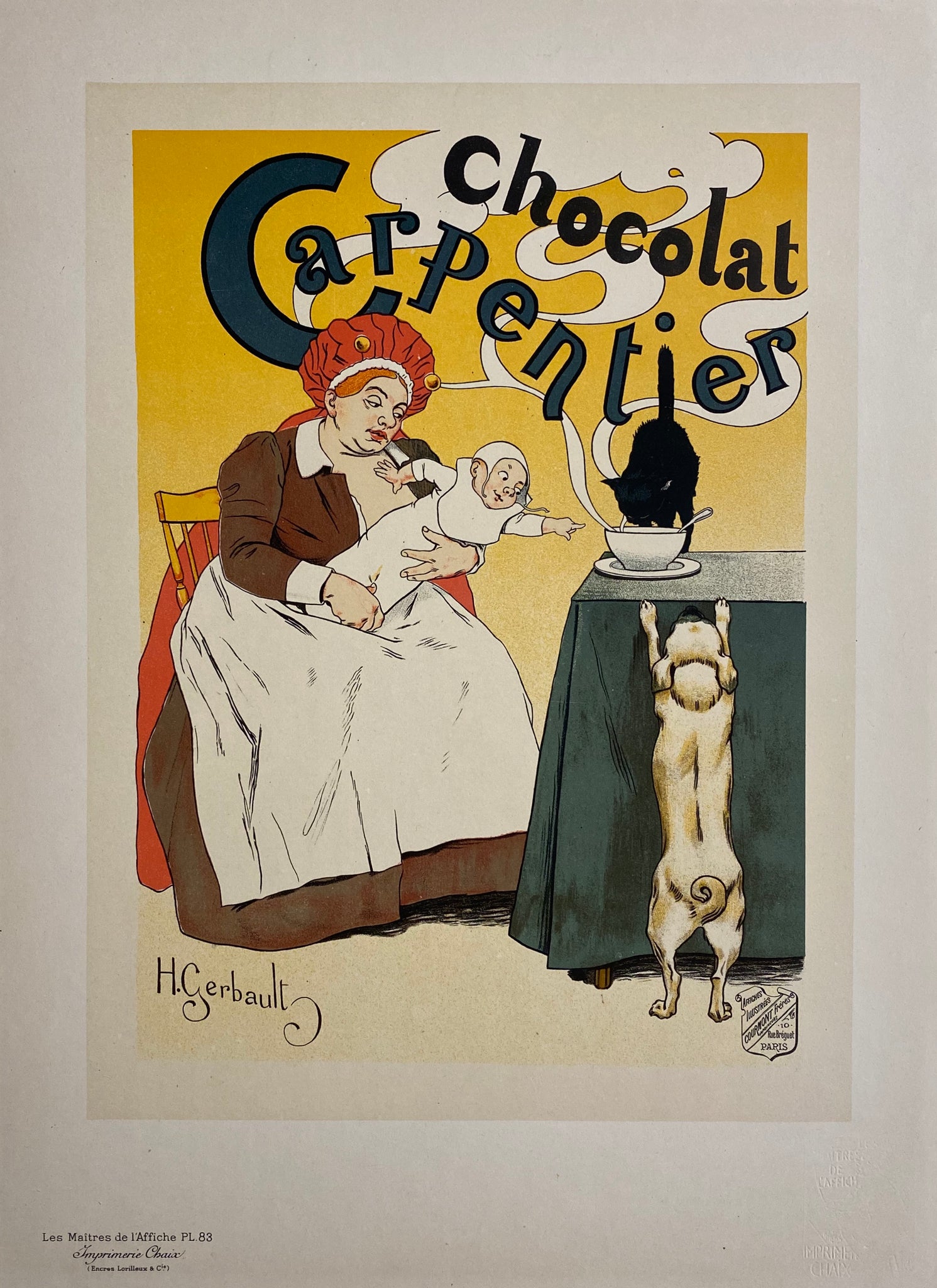  Maitre de l'affiche Planche 83 - Chocolat Carpentier Par H. Gerbault, 1897