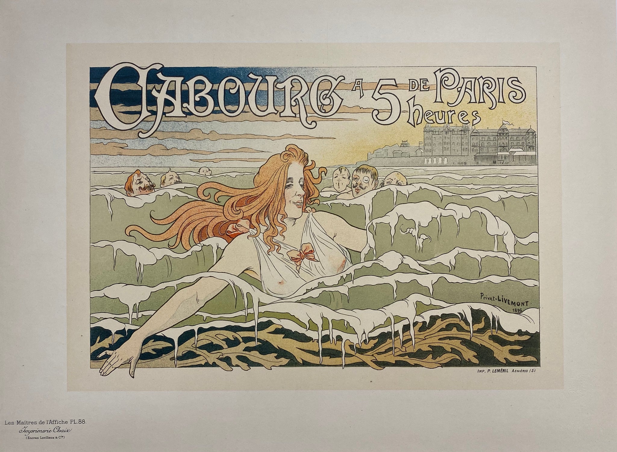 Maitre de l'affiche planche 88 - Casino de Cabourg Privat Livemont, 1897