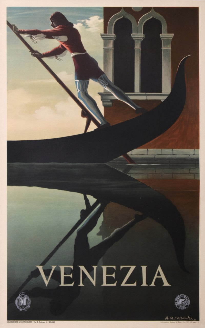 Affiche Originale Venezia  Cassandre, 1951